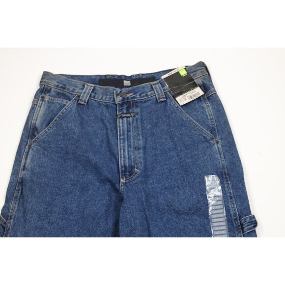 Deadstock Vtg 90s Marithe Francois Girbaud Mens 32x35 Loose Fit Wide Leg Jeans - Picture 2 of 16